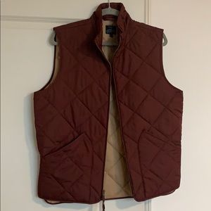 J Crew Quilted Vest Men’s